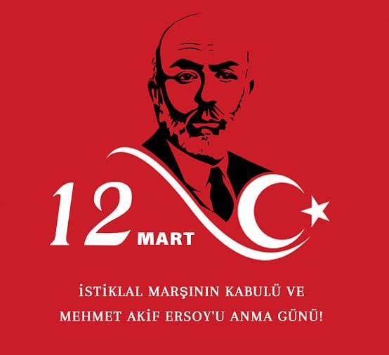 Kaymakamımız  Muhammed Ali YOLAL’ın “12 Mart İstiklal Marşı'nın Kabulü ve Mehmet Akif ERSOY'u Anma Günü” Mesajı